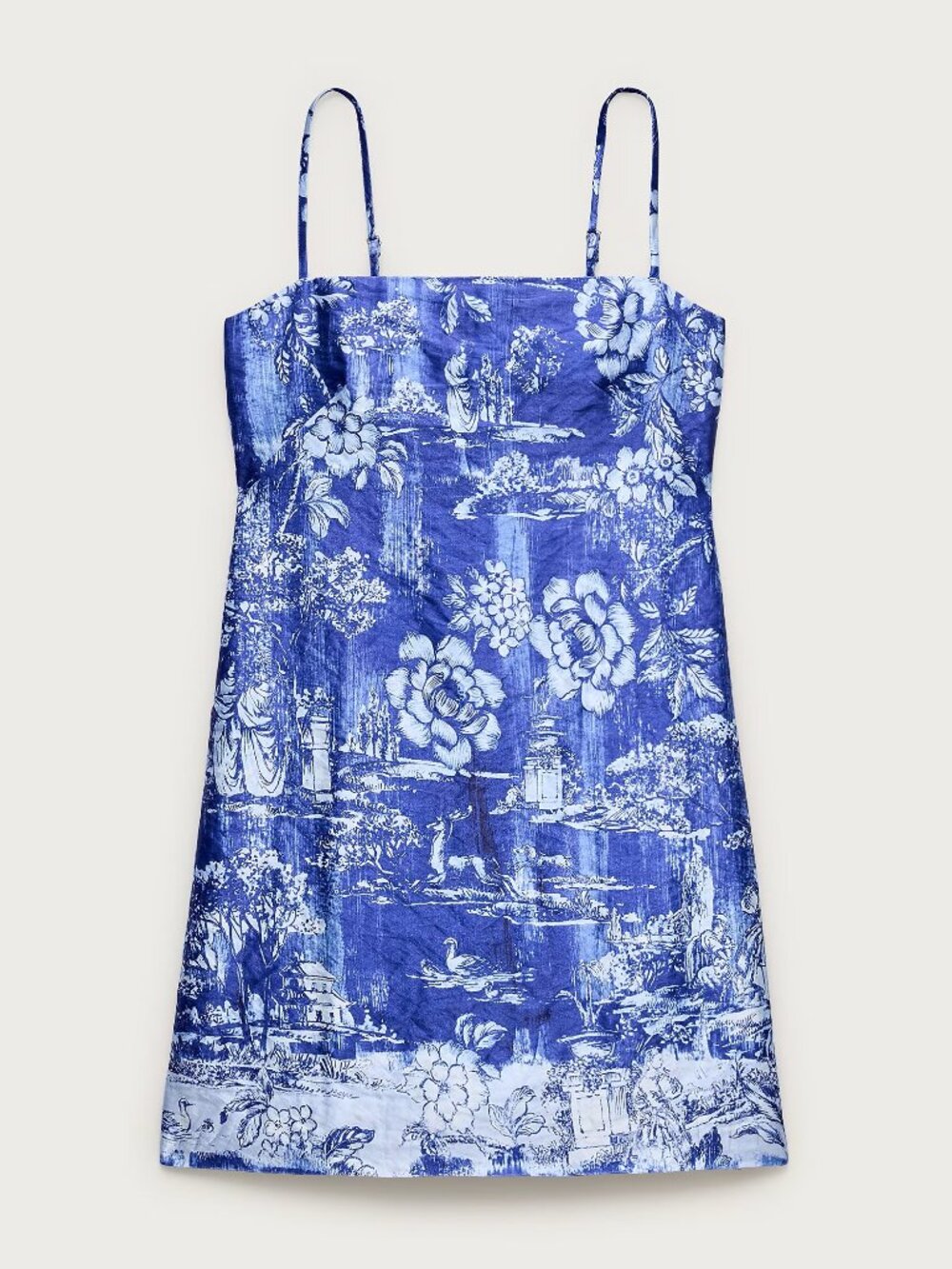NWT J. Crew Shift Dress in Garden Toile-Print Memory Satin - SZ 12